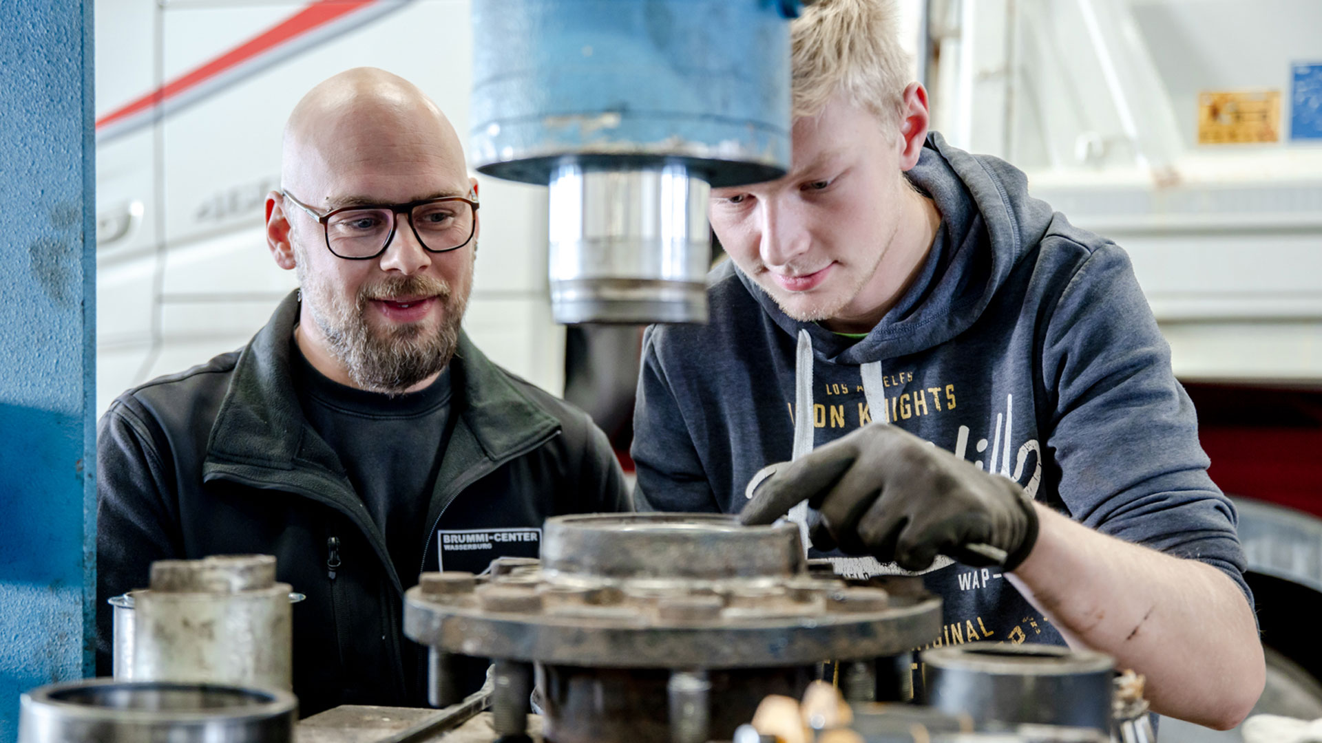 Mitarbeiter am Arbeitsplatz
